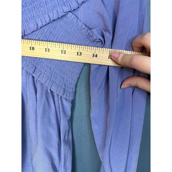 Flawless Top Women's Size Large Padme Cosplay Top Bell Sleeves Handkerchief hem - Picture 6 of 7